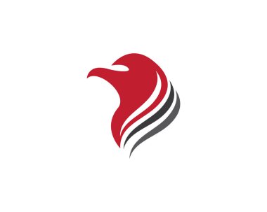 Falcon Logo Şablon vektör simgesi