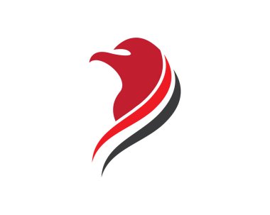 Falcon Logo Şablon vektör simgesi
