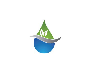 su damlası Logo Şablonu vektör çizimi tasarımı