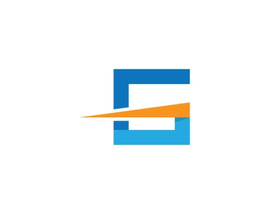 G harfi logo vektör illüstrasyon tasarımı