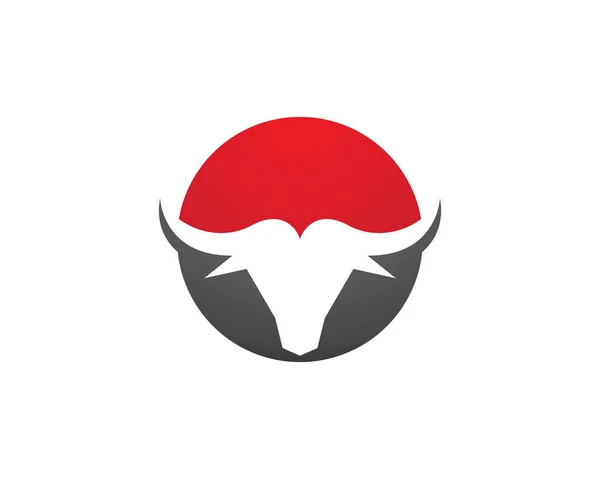 Stier Logo Vorlage Vektor Symbol Illustration Design — Stockvektor