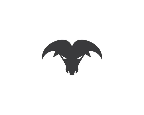 Toro Logotipo Plantilla Vector Icono Ilustración Diseño — Archivo Imágenes Vectoriales