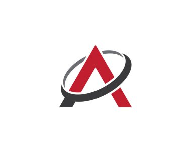 Bir harf logo vektör illüstrasyon tasarımı