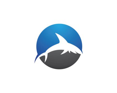 Köpekbalığı logo resimleri çizimi tasarımı