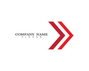 Ok vektör illüstrasyon simgesi Logo Şablonu tasarımı