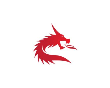 Dragon logo resimleri çizimi tasarımı