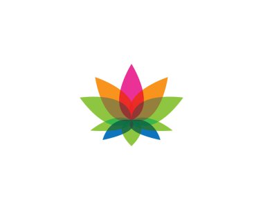 Güzellik Vektörü çiçek tasarımı logo şablonu simgesi