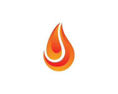 Su damlası logo şablonu vektör illüstrasyon tasarımı