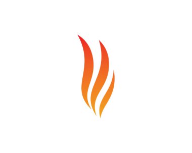 Alev Logosu Vektör Simgesi Yağ, gaz ve enerji logosu kavramını ateşle