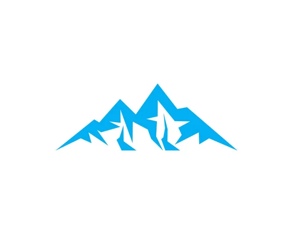 Mountain Logo Szablon Wektor Ikona Ilustracja Projekt — Wektor stockowy