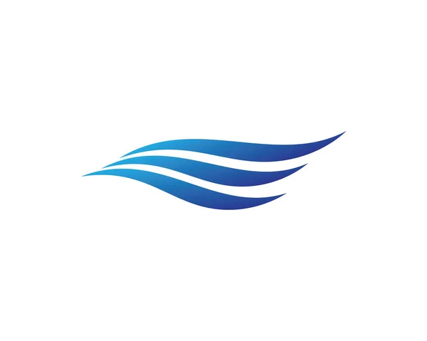 Su Dalgası logo vektör illüstrasyon tasarımı