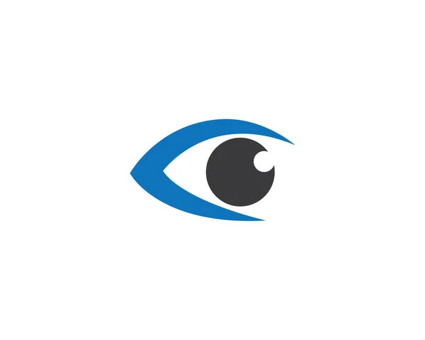 Identidad Marca Diseño Del Logotipo Del Vector Cuidado Ocular Corporativo — Archivo Imágenes Vectoriales