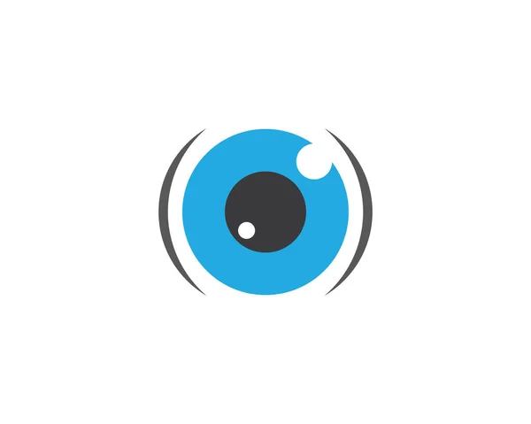 Göz Logosu Vektör Resimleme Tasarımı — Stok Vektör