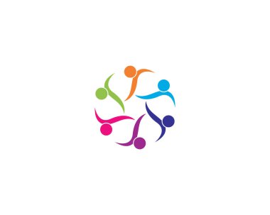 Evlat edinme ve toplumsal bakım logosu vektör resmetme tasarımı