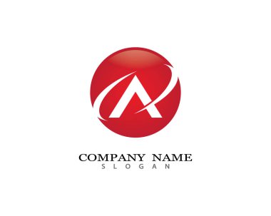 Bir harf logo vektör illüstrasyon tasarımı