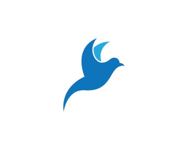 Hummingbird logo şablonu vektör resimleme tasarımı