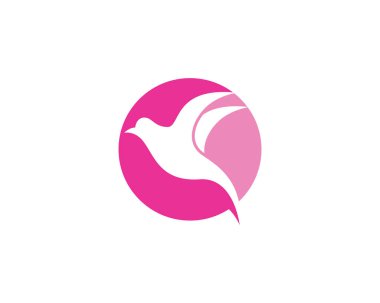 Hummingbird logo şablonu vektör resimleme tasarımı