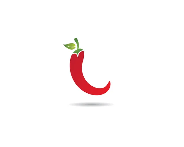 Chili Logo Vorlage Vektor Symbol Illustration Design — Stockvektor