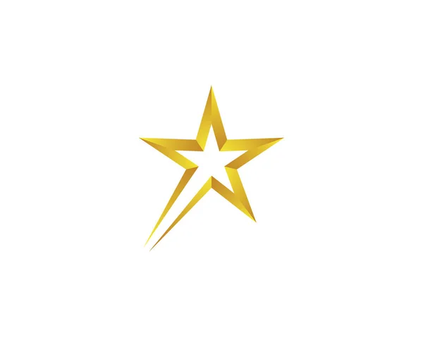 Star Logo Plantilla Vector Icono Ilustración Diseño — Vector de stock