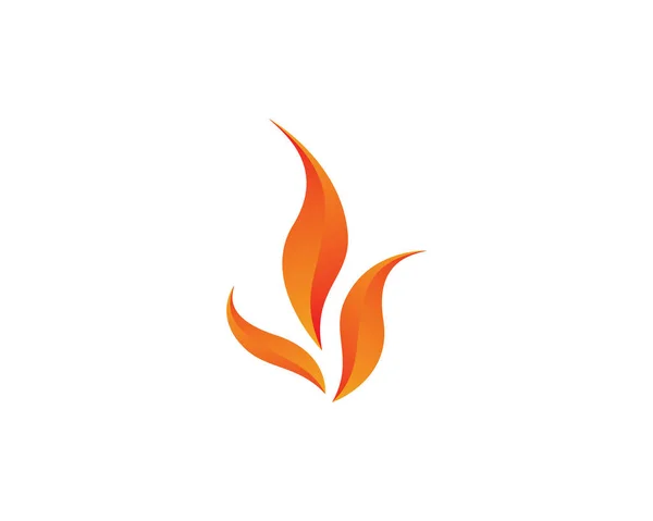 Ikona Wektora Wektora Ognia Logo Olej Gaz Logo Energii — Wektor stockowy