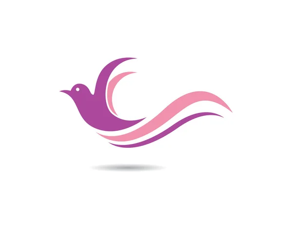 Dimensjonering Dove Logo Template Vektorikon – stockvektor