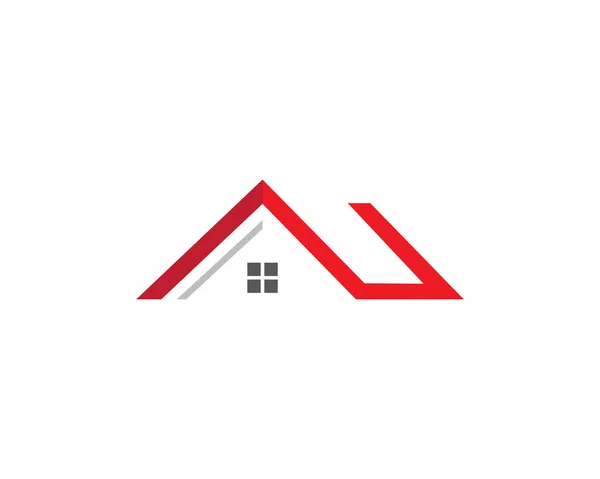 Властивість Логотип Шаблон Векторний Дизайн Ілюстрації — стоковий вектор
