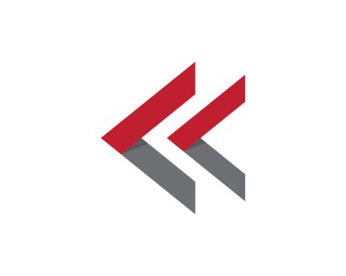 Ok logo şablonu vektör resimleme tasarımı