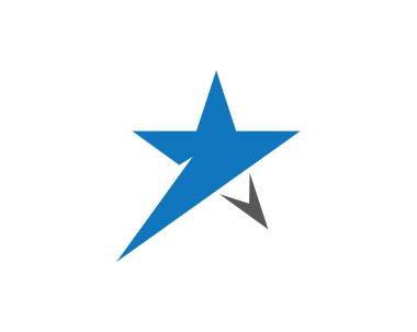 Yıldız Logosu Şablonu vektör illüstrasyon tasarımı