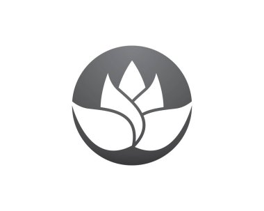 Güzellik Vektörü çiçek tasarımı logo şablonu simgesi