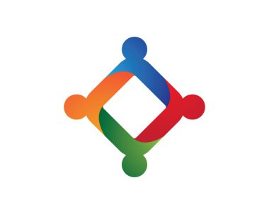 Evlat edinme ve toplumsal bakım logosu vektör resmetme tasarımı