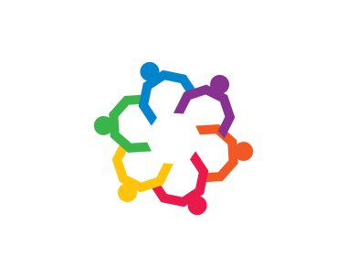 Evlat edinme ve toplumsal bakım logosu vektör resmetme tasarımı