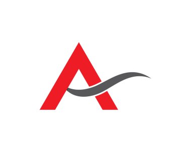 Bir harf logo vektör illüstrasyon tasarımı