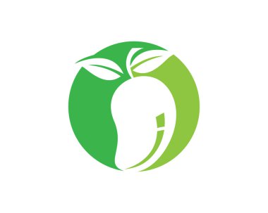 Mango logo şablon vektör illüstrasyon tasarımı