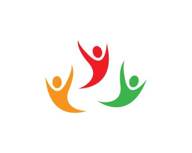 Evlat edinme ve toplumsal bakım logosu vektör resmetme tasarımı