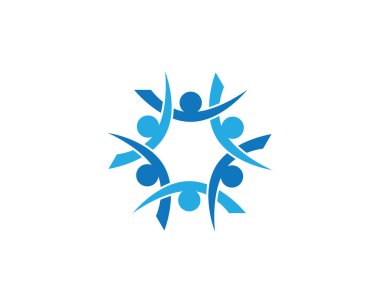 Evlat edinme ve toplumsal bakım logosu vektör resmetme tasarımı