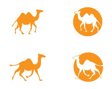 Deve logosu şablon vektör illüstrasyon tasarımı