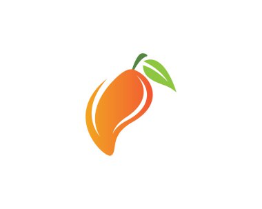Mango logo şablon vektör illüstrasyon tasarımı