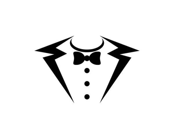 Дизайн Векторной Иконки Логотипа Tuxedo — стоковый вектор