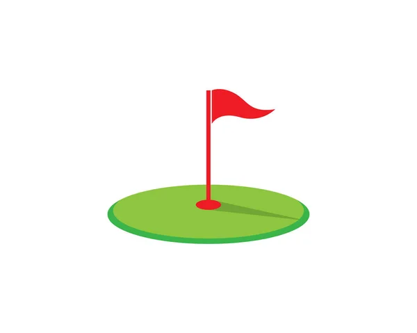 Golf Logo Template Vector Illustration Icon Design — Stock Vector