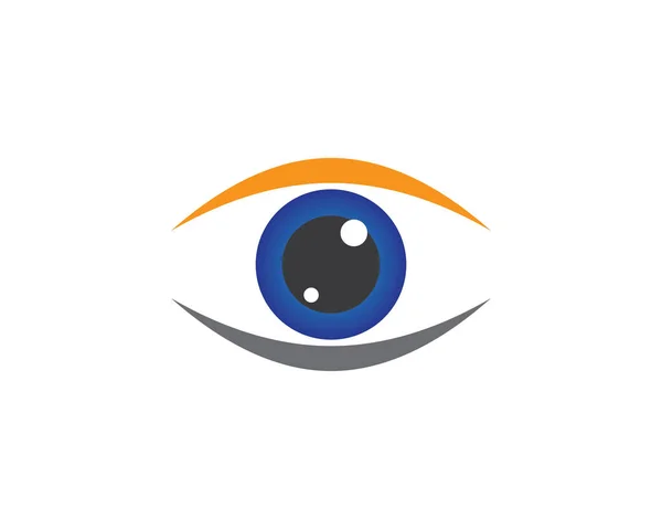 Branding Identitate Corporate Eye Care Vector Logo Design — Vector de stoc