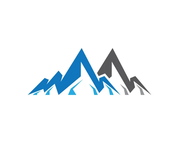 Σχεδιασμός Εικονογράφησης Εικονιδίου Διανυσματικού Προτύπου Ορεινού Λογότυπου — Διανυσματικό Αρχείο