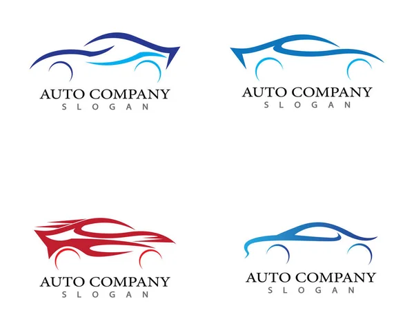 Auto Coche Logo Plantilla Vector Icono Ilustración Diseño — Vector de stock