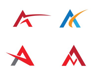 Bir harf logo vektör illüstrasyon tasarımı