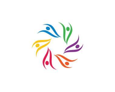 Evlat edinme ve toplumsal bakım logosu vektör resmetme tasarımı