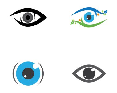 Marka Kimliği Kurumsal Göz Bakımı vektör logosu tasarımı
