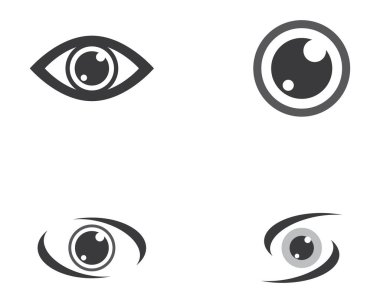 Marka Kimliği Kurumsal Göz Bakımı vektör logosu tasarımı