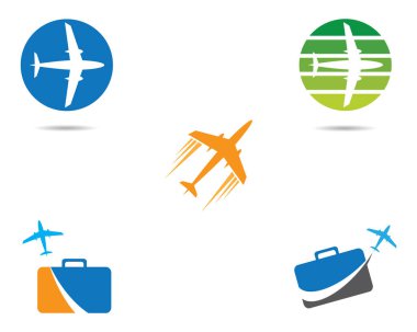 Seyahat logosu vektör resimleme tasarımı