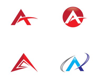 Bir harf logo vektör illüstrasyon tasarımı