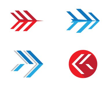 Ok logo şablonu vektör resimleme tasarımı