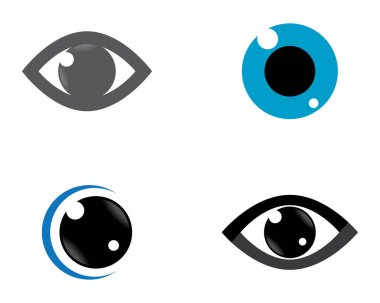 Marka Kimliği Kurumsal Göz Bakımı vektör logosu tasarımı